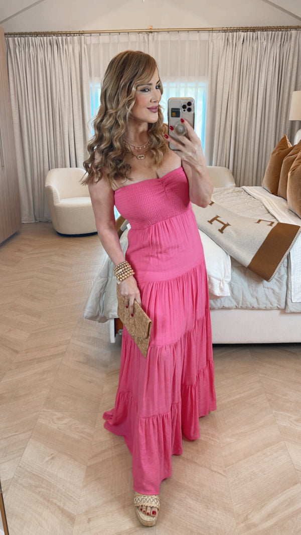 Violet Pink Maxi Dress