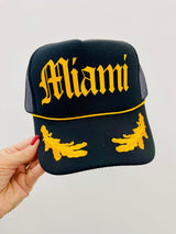 Miami Custom Trucker hat - PRINZZESA BOUTIQUE