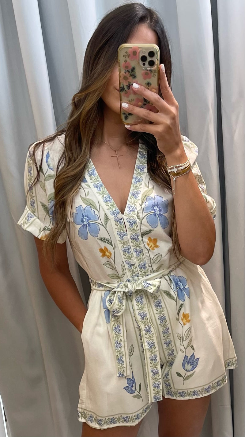 Serenity Garden Romper
