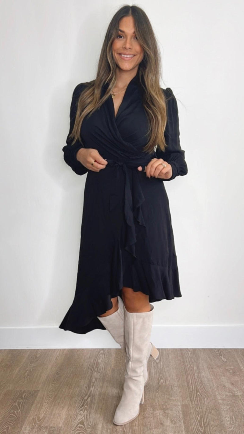 Bronwyn Dress Black - PRINZZESA BOUTIQUE