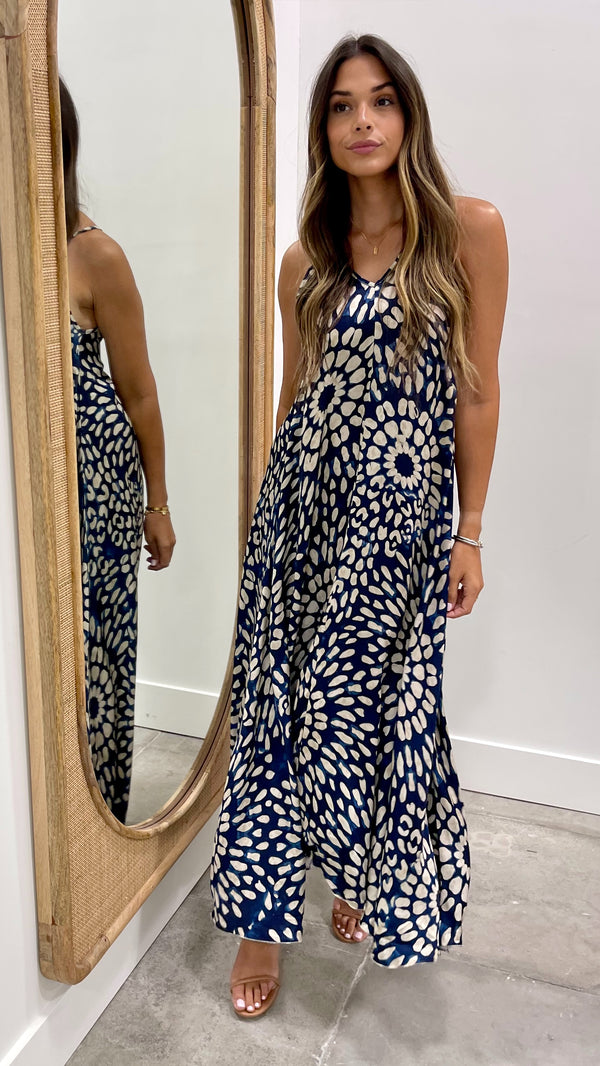 Venezia Blue Italian Dress