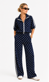 Polka Dot Travel Track Suit