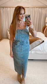 Bailey Denim Overalls - PRINZZESA BOUTIQUE