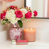 Sweet Grace Collection Candle #73 | Pink Decorative Candle