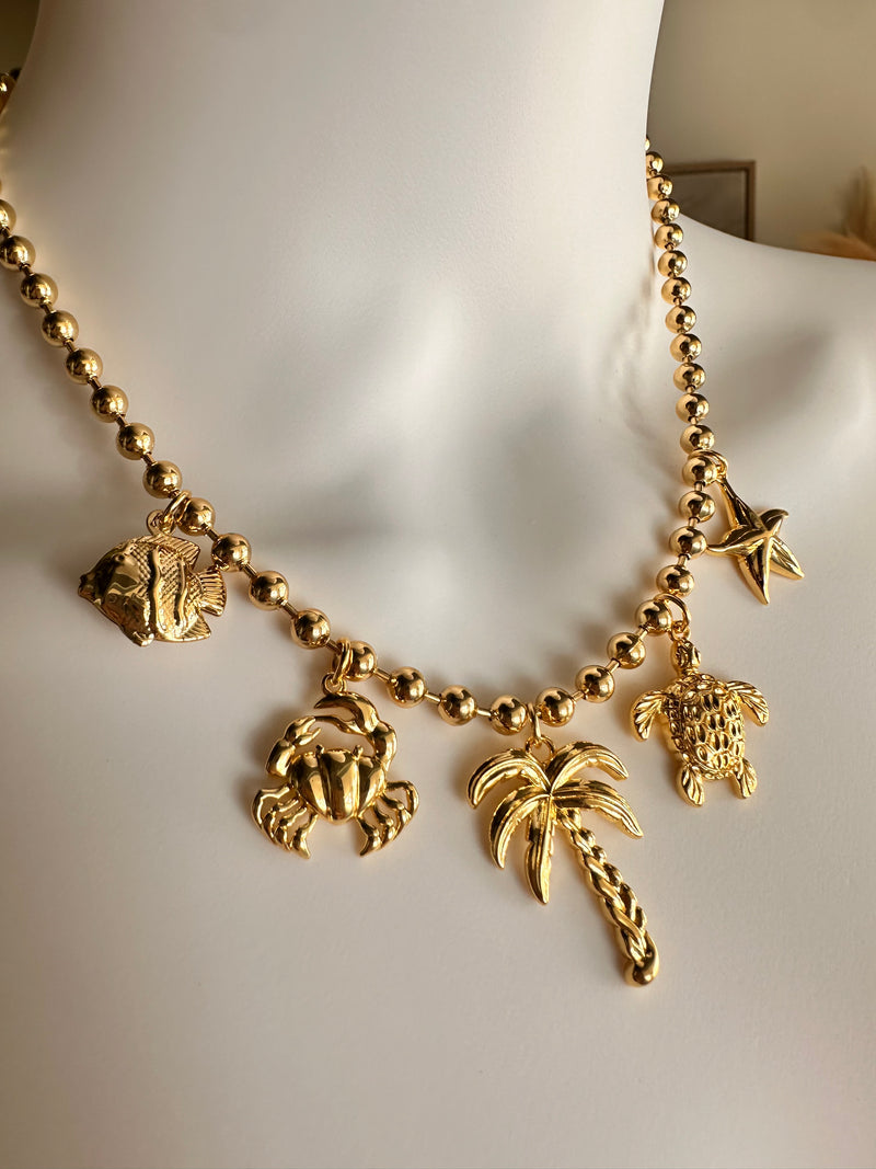 Beach Days Charm Necklace