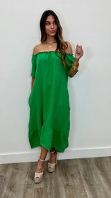 Caterina Linen Maxi Dress