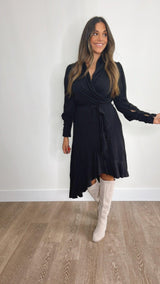 Bronwyn Dress Black - PRINZZESA BOUTIQUE