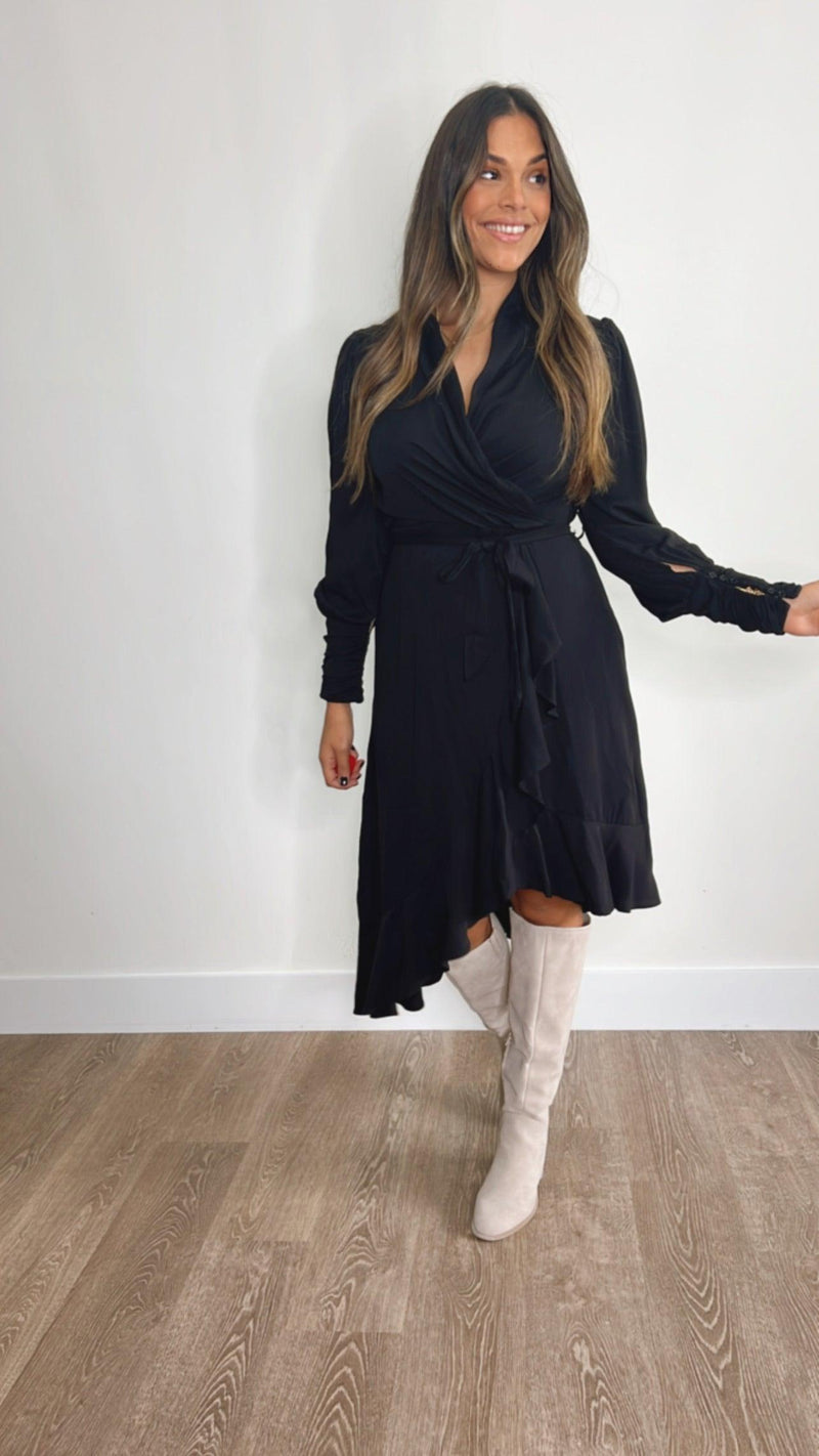 Bronwyn Dress Black - PRINZZESA BOUTIQUE