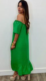 Caterina Linen Maxi Dress