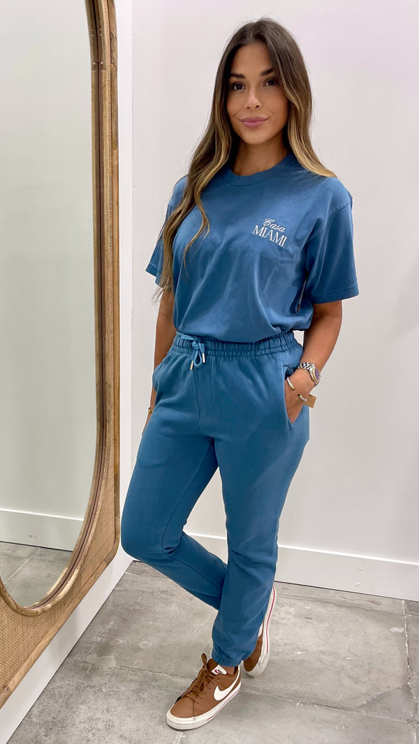 CasaMiami Premium Joggers Pebble Blue