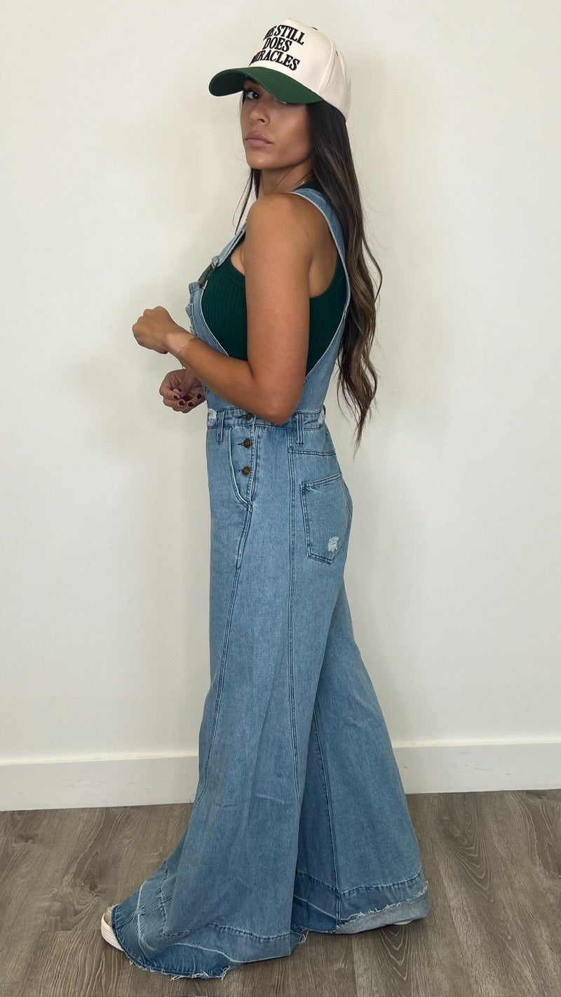 Marlee Denim Overalls - PRINZZESA BOUTIQUE