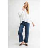 BOAT NECK OVERSIZE TOP