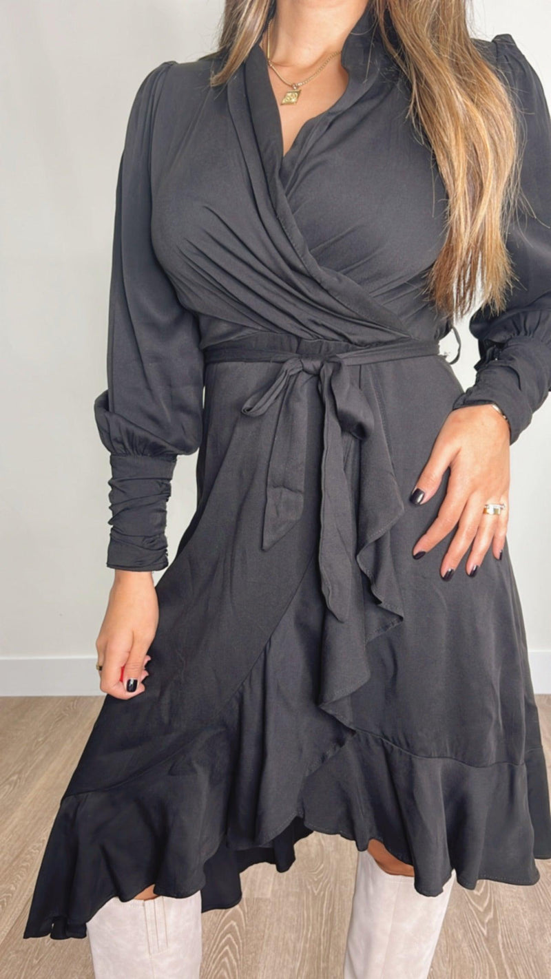 Bronwyn Dress Black - PRINZZESA BOUTIQUE