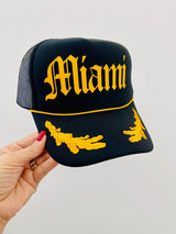Miami Custom Trucker hat - PRINZZESA BOUTIQUE