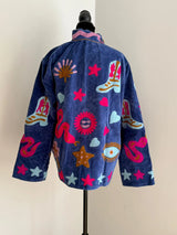 Blue Moon Rodeo Reversible Velvet Jacket For Women