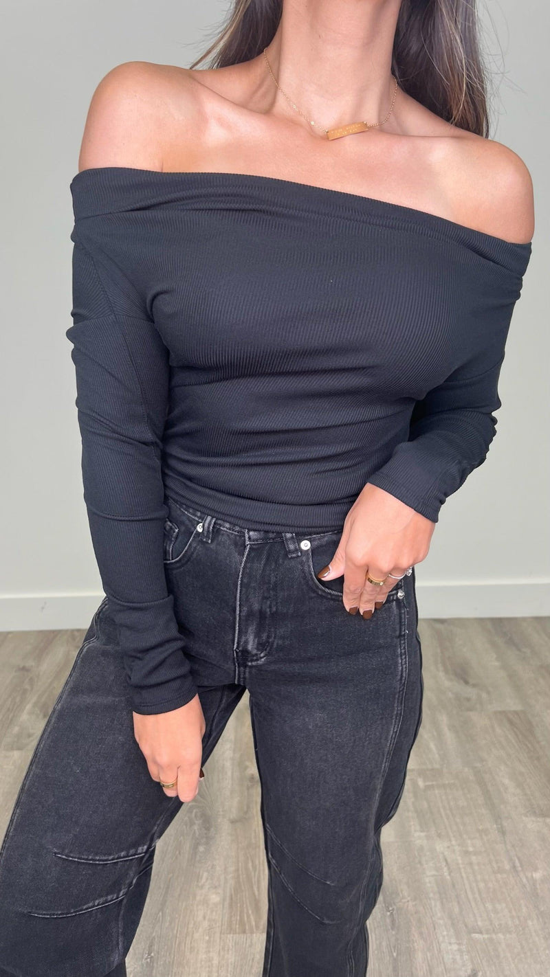Judith Black Top - PRINZZESA BOUTIQUE