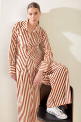 Sydney striped woven pant