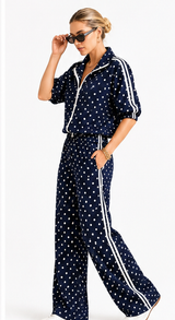 Polka Dot Travel Track Suit