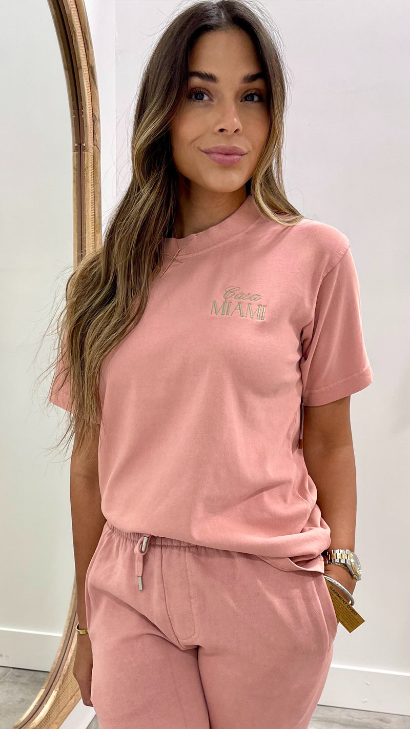 CasaMiami Premium Joggers Salmon Pink