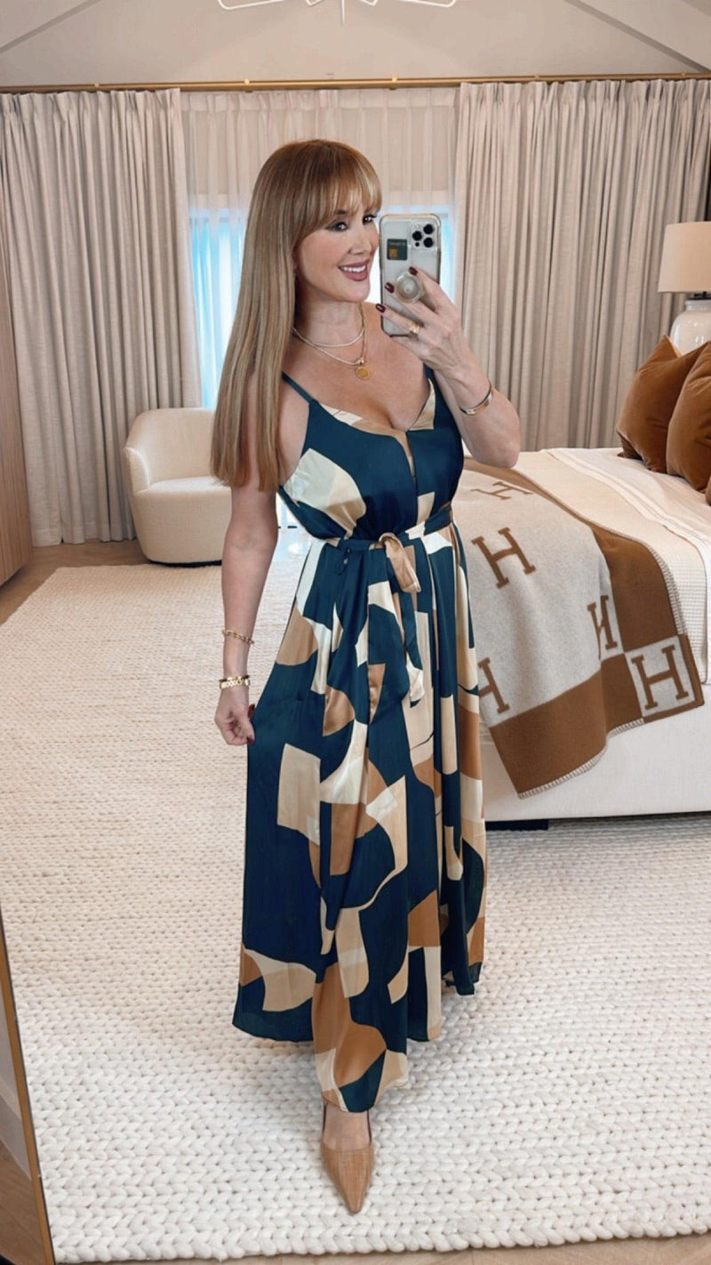 Levi Midnight Taupe Dress