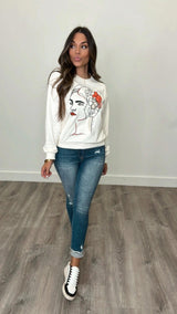 Mayra Embroidered Apricot Top - PRINZZESA BOUTIQUE