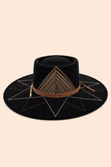 Marcelo Telescope Crown Hat - Black