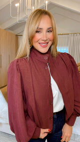 Oakley Wine Balloon Hem Jacket