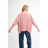 BOAT NECK OVERSIZE TOP