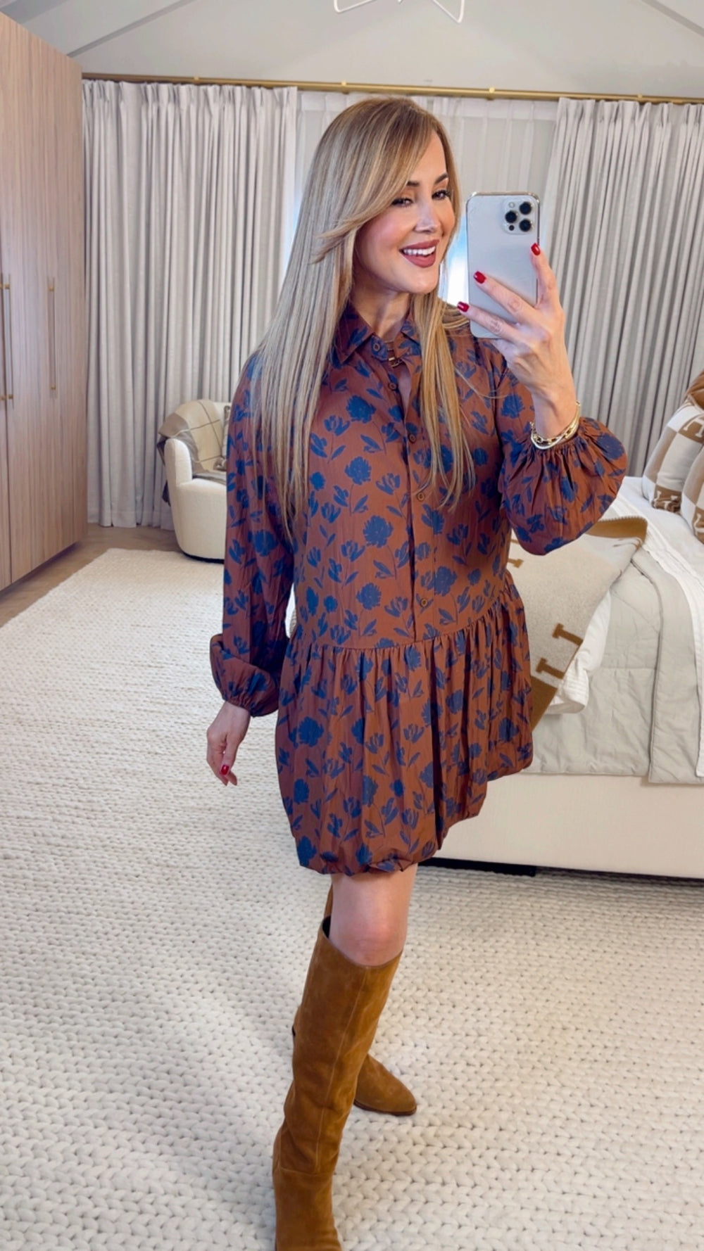 fall dress with shoes Thankful Smocked Girls Bubble Outfit main image 0