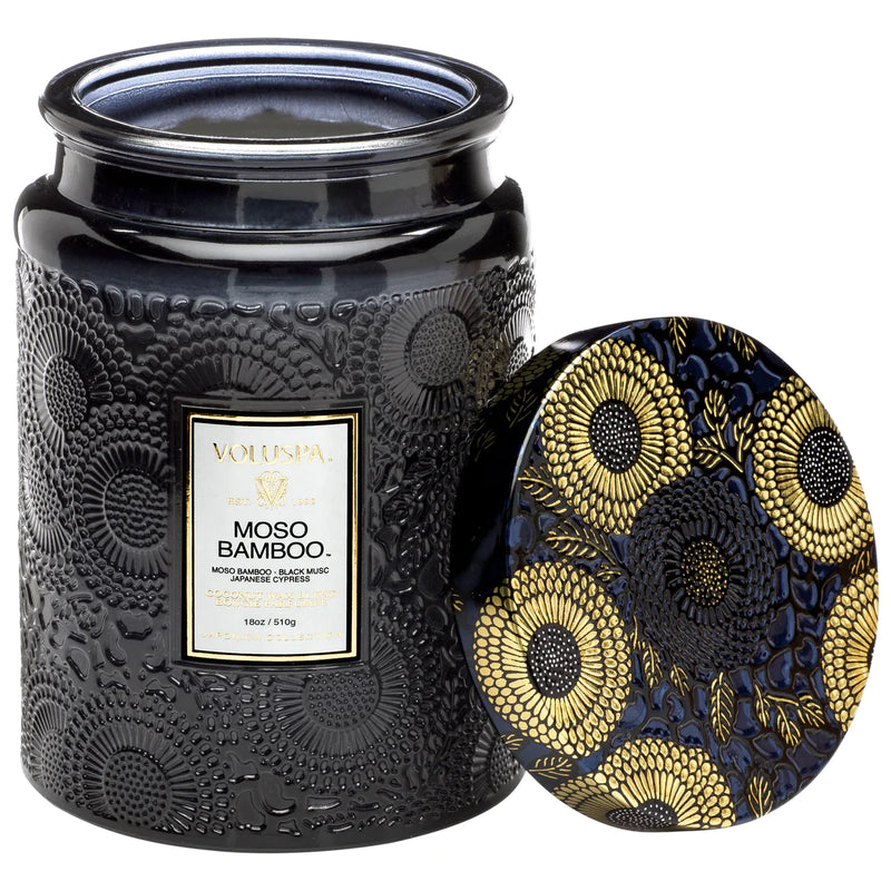 Moso Bamboo Large Jar Candle - PRINZZESA BOUTIQUE