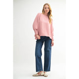 BOAT NECK OVERSIZE TOP
