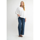 BOAT NECK OVERSIZE TOP
