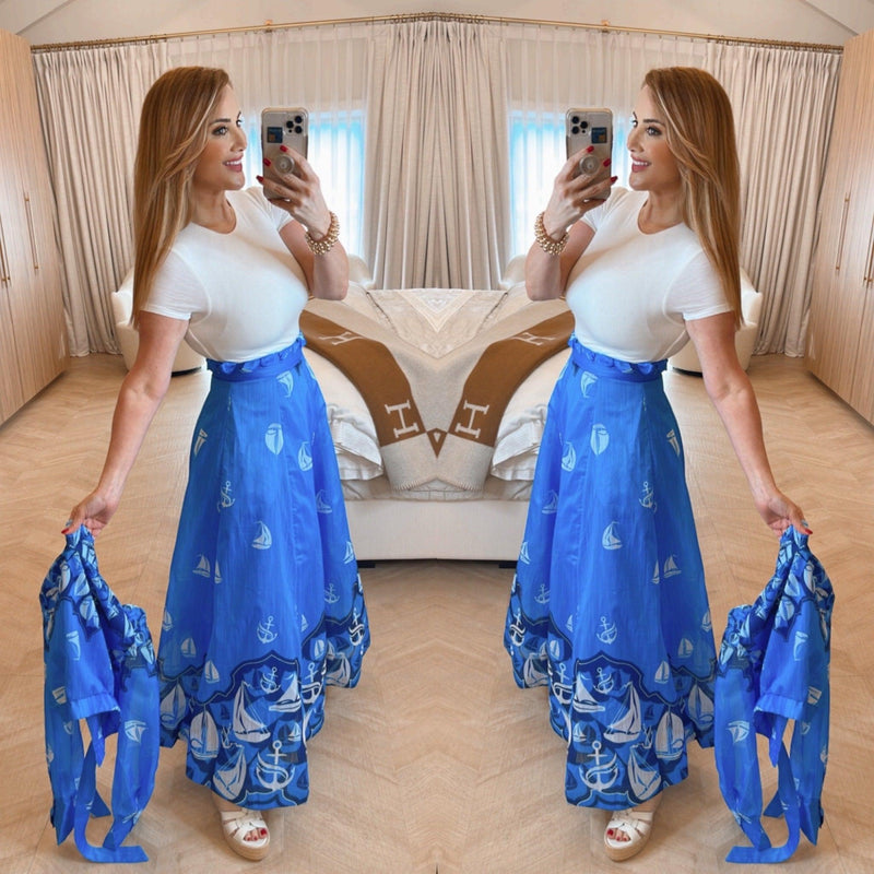 Portofino Blue Set - PRINZZESA BOUTIQUE