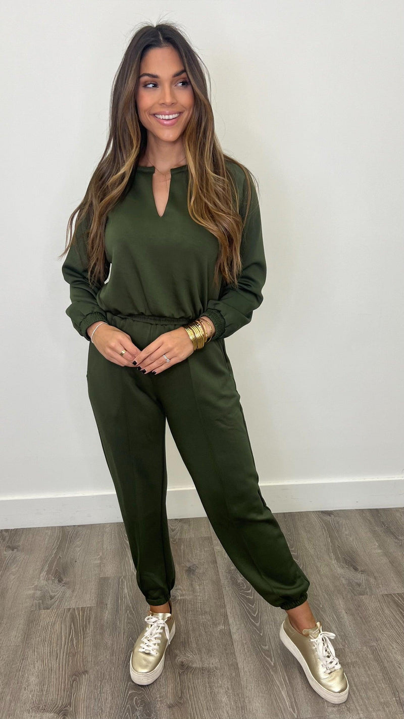 Tara Olive Top - PRINZZESA BOUTIQUE