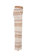 Zig Zag Brown Set Pants