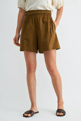 ELASTIC WIAST SHORTS