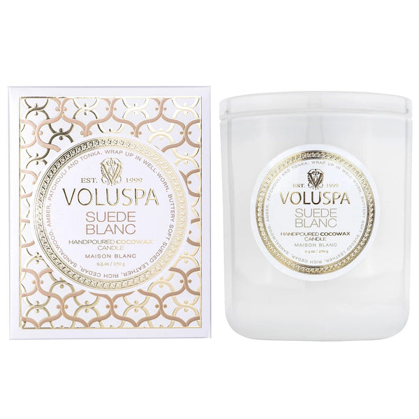 Suede Blanc Classic Candle - PRINZZESA BOUTIQUE