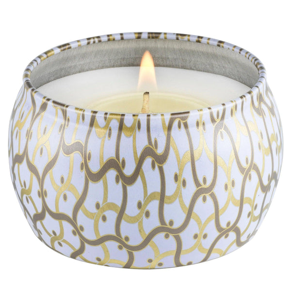 Suede Blanc Mini Tin Candle - PRINZZESA BOUTIQUE