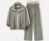 Polka Dot Travel Track Suit