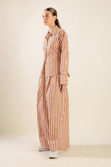 Sydney striped woven pant