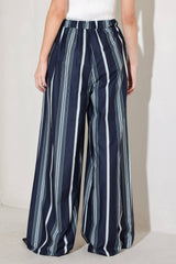 Gigi A striped woven pant