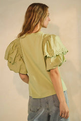 Crew Neck Jersey T-Shirt