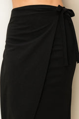 Sumi Knit Skirt Black