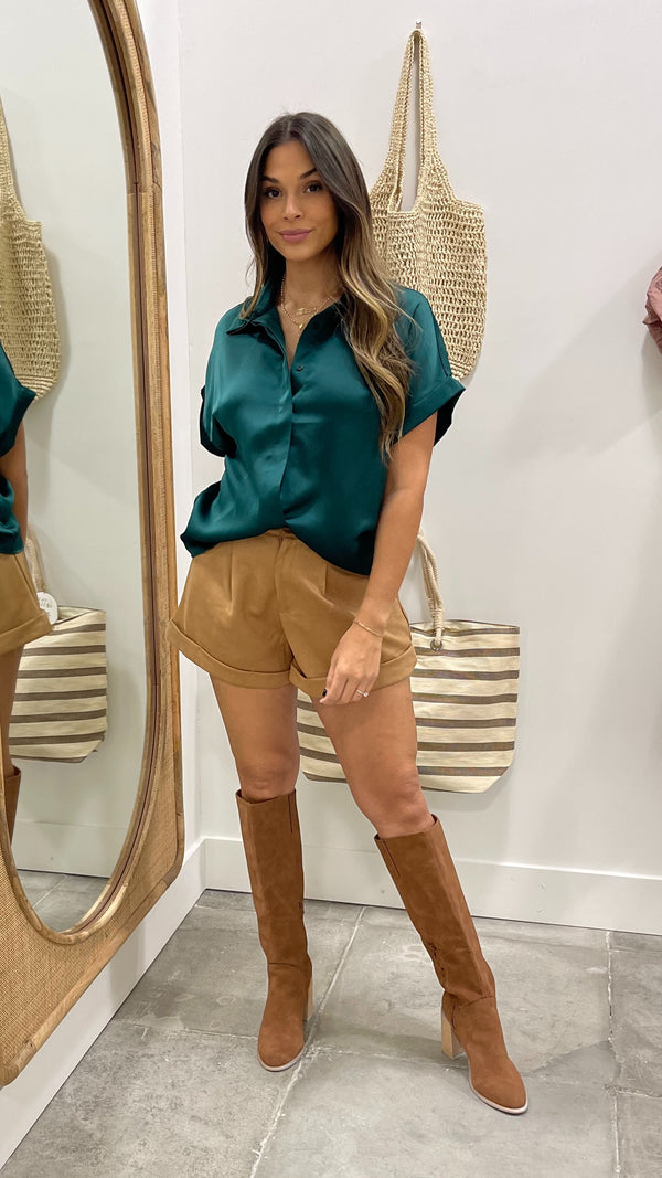 Julissa Hunter Green Top