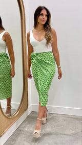 Pirozzi Kiwi Green Skirt