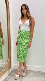 Pirozzi Kiwi Green Skirt
