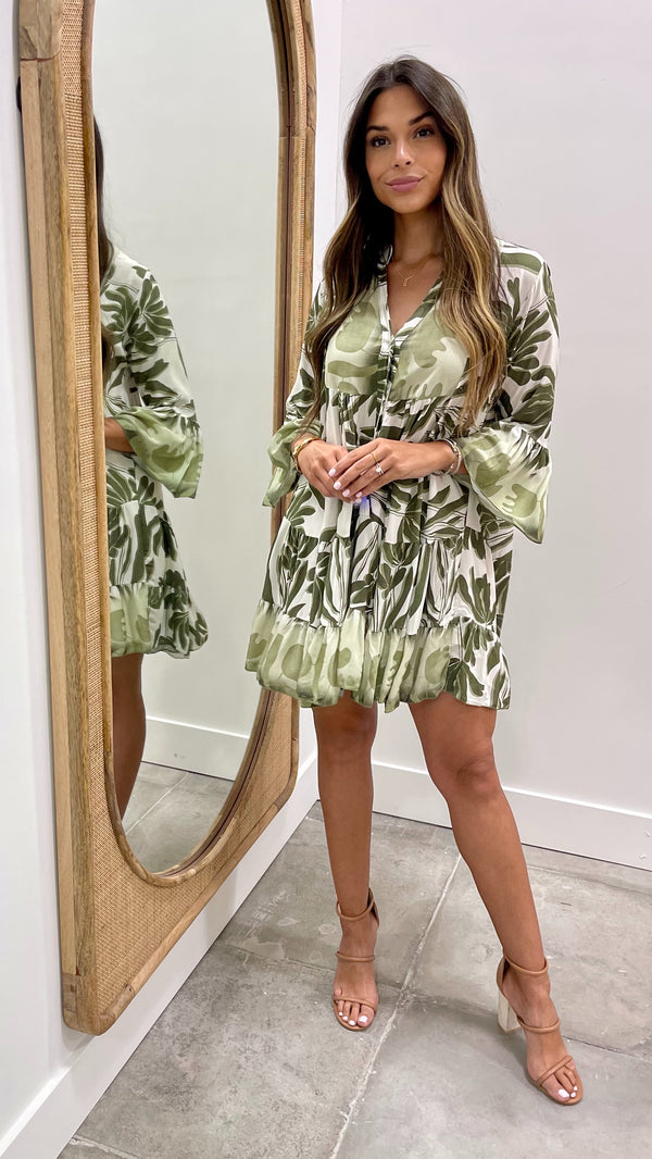 Romana Green Italian Dress