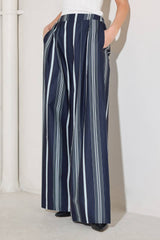 Gigi A striped woven pant