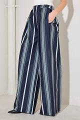 Gigi A striped woven pant