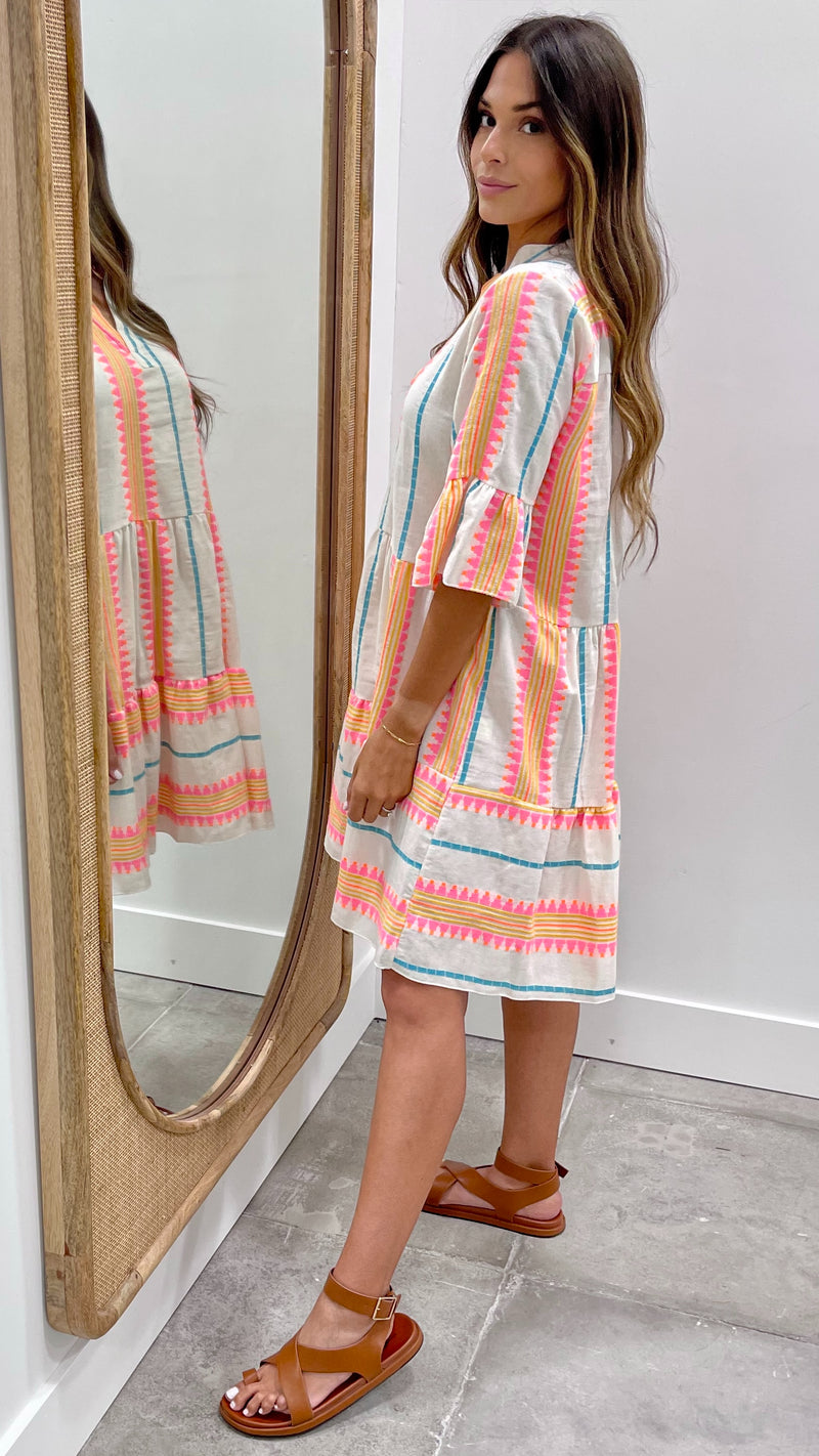 Melo Ibiza Beach Dress Ivory